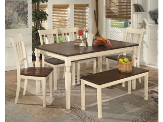 Bolanburg dining table and 4 chairs on sale and bench set