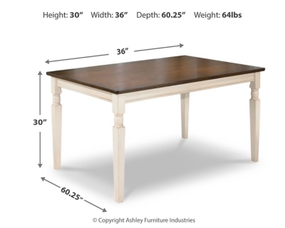 Whitesburg dining table and deals 6 chairs