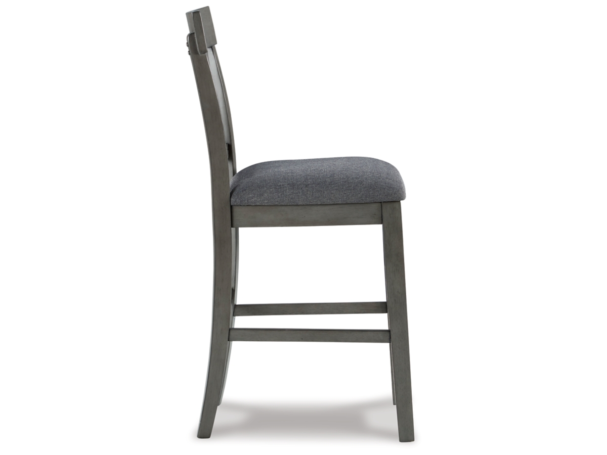 Hallanden Counter Height Stool - Two-tone Gray - (D589-124)