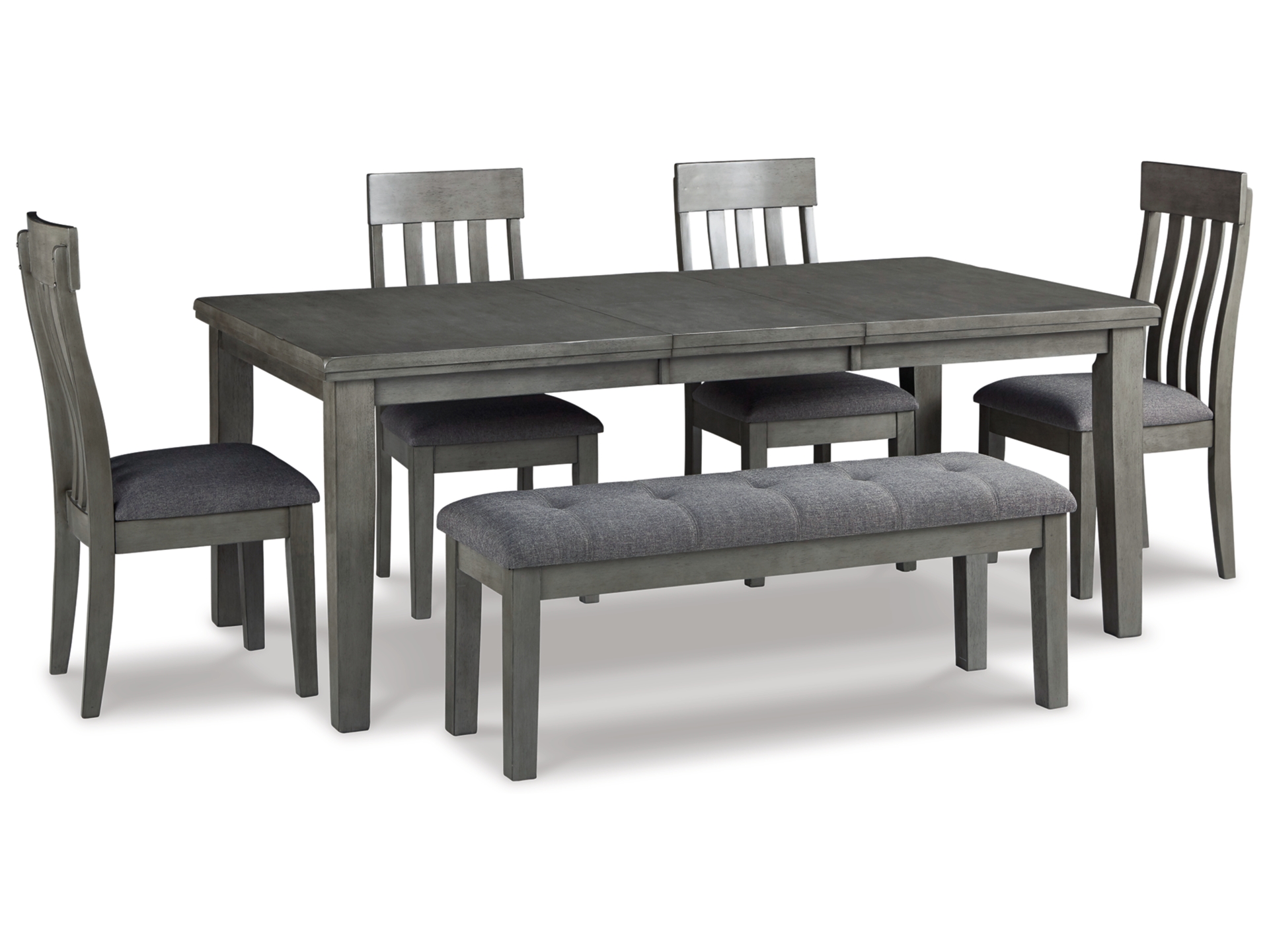 Image 2 of Hallanden Dining Table and 4 Chairs and Bench