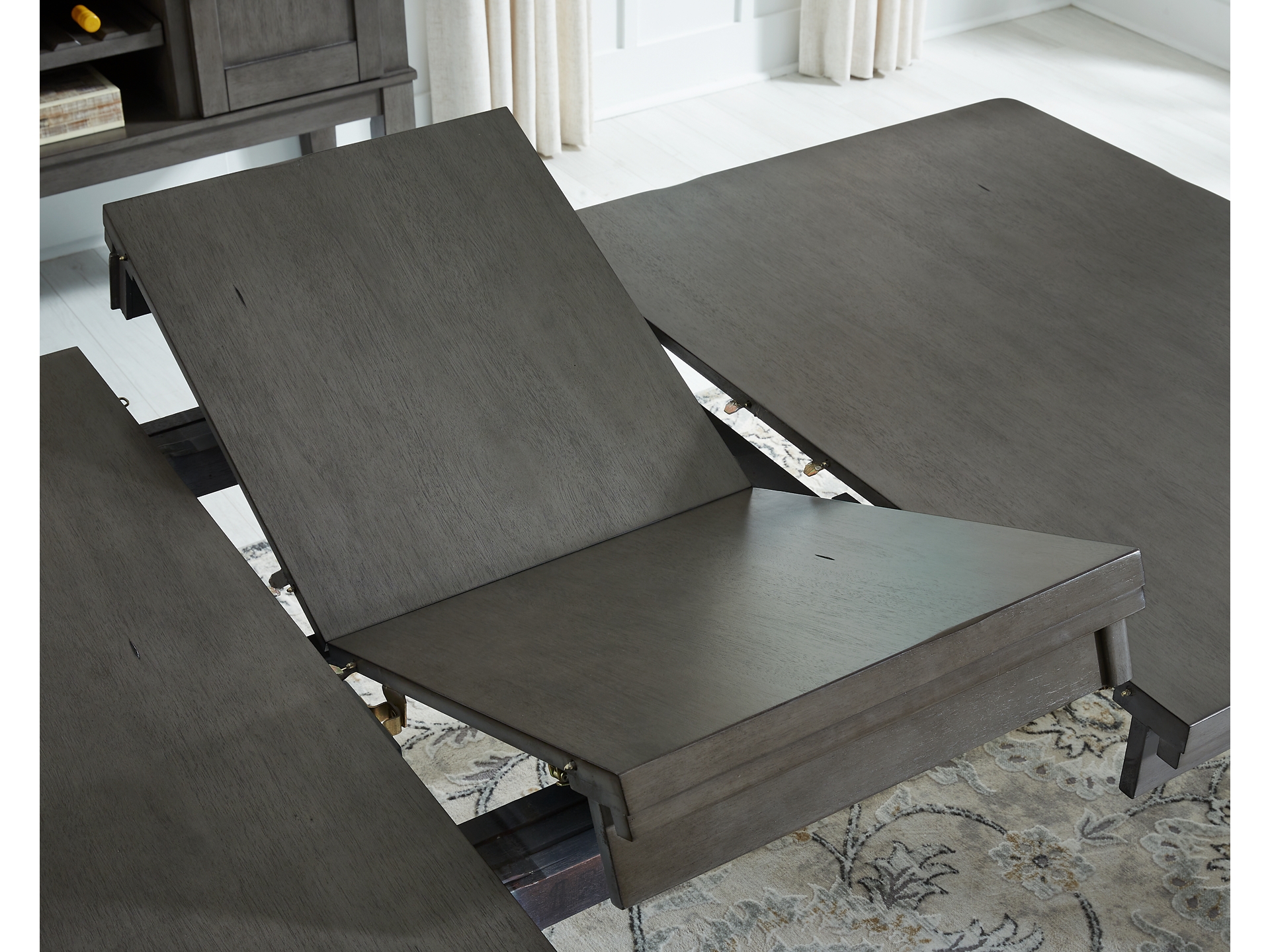 Image 1 of Hallanden Dining Table and 4 Chairs and Bench