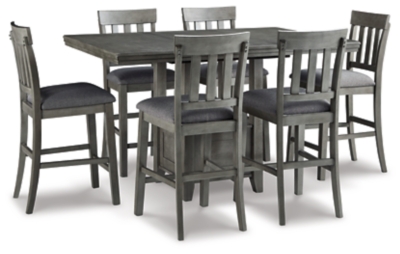 Hallanden Counter Height Dining Table and 6 Barstools, , large
