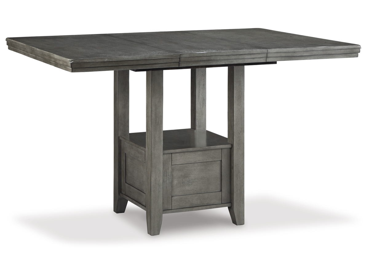 Hallanden Counter Height Extension Table - Gray - (D589-42) Hallanden Counter Height Extension Table - Gray - (D589-42)