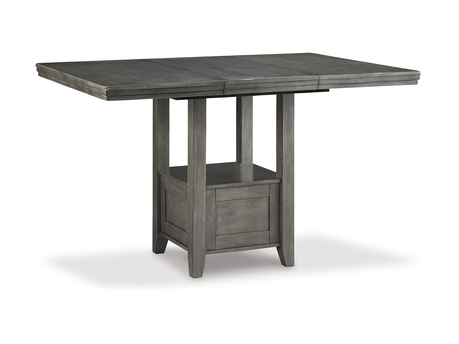 Image 1 of Hallanden Counter Height Dining Table and 6 Barstools Grey