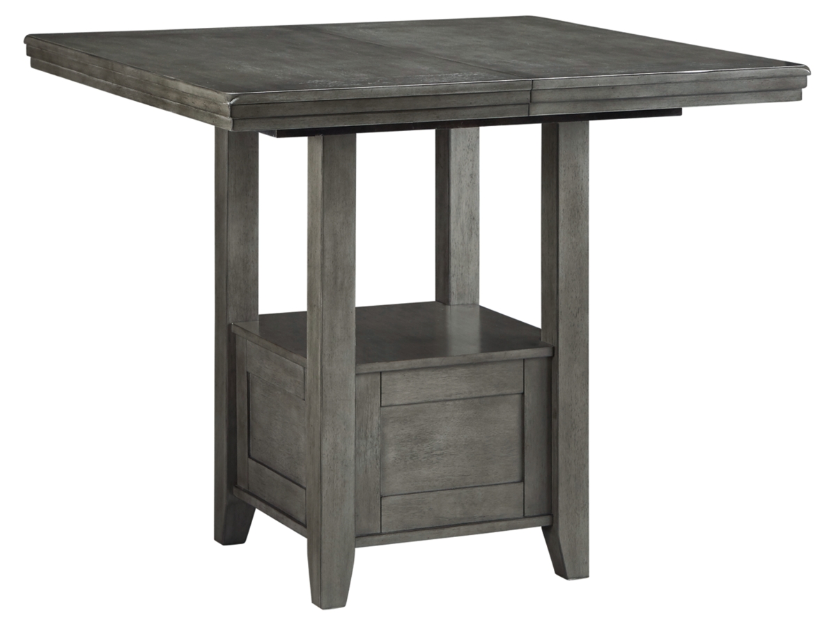 Hallanden Counter Height Extension Table - Gray - (D589-42) Hallanden Counter Height Extension Table - Gray - (D589-42)
