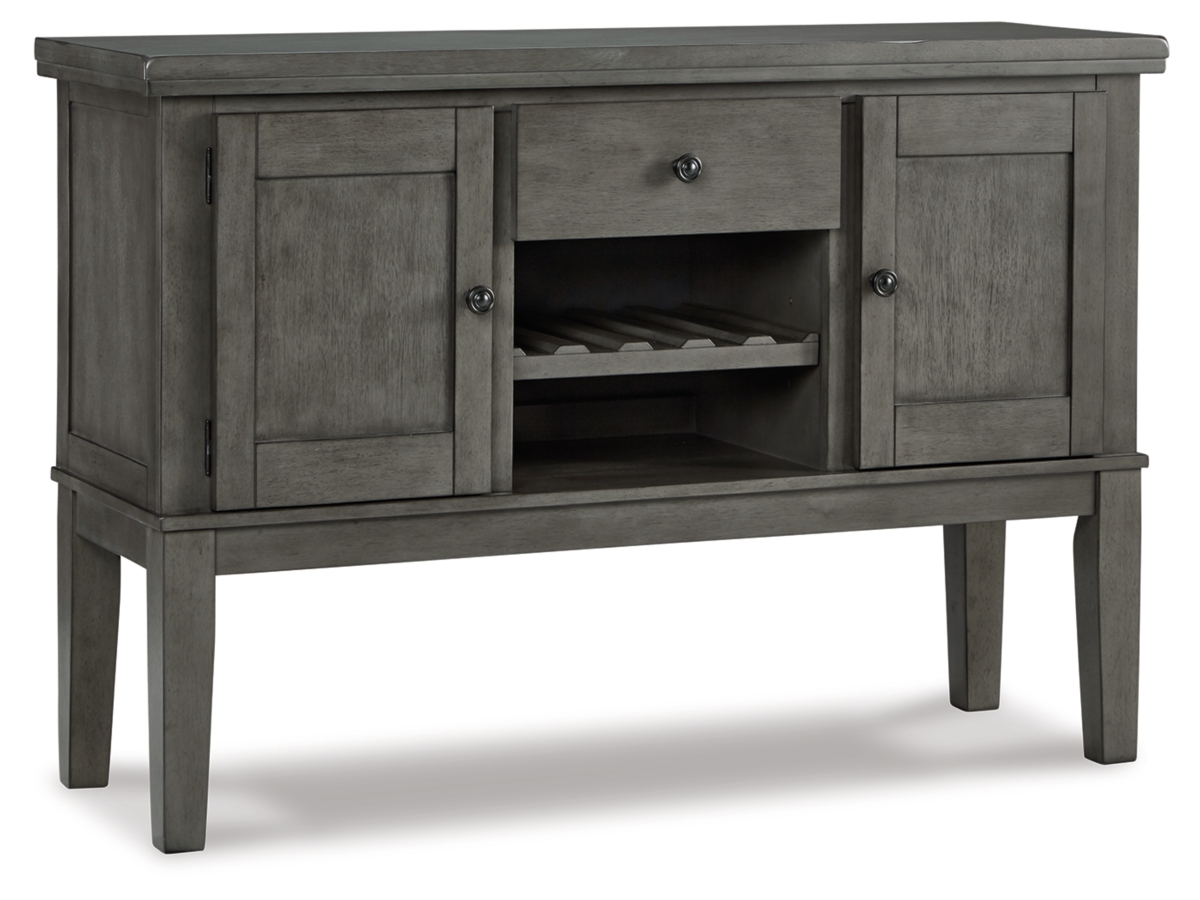 Hallanden Dining Server - Gray - (D589-60) Hallanden Dining Server - Gray - (D589-60)