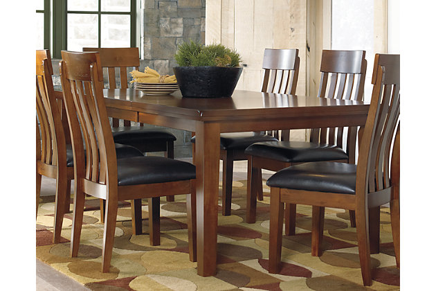 Ralene Extendable Dining Table Ashley, Rustic Extendable Dining Table Set