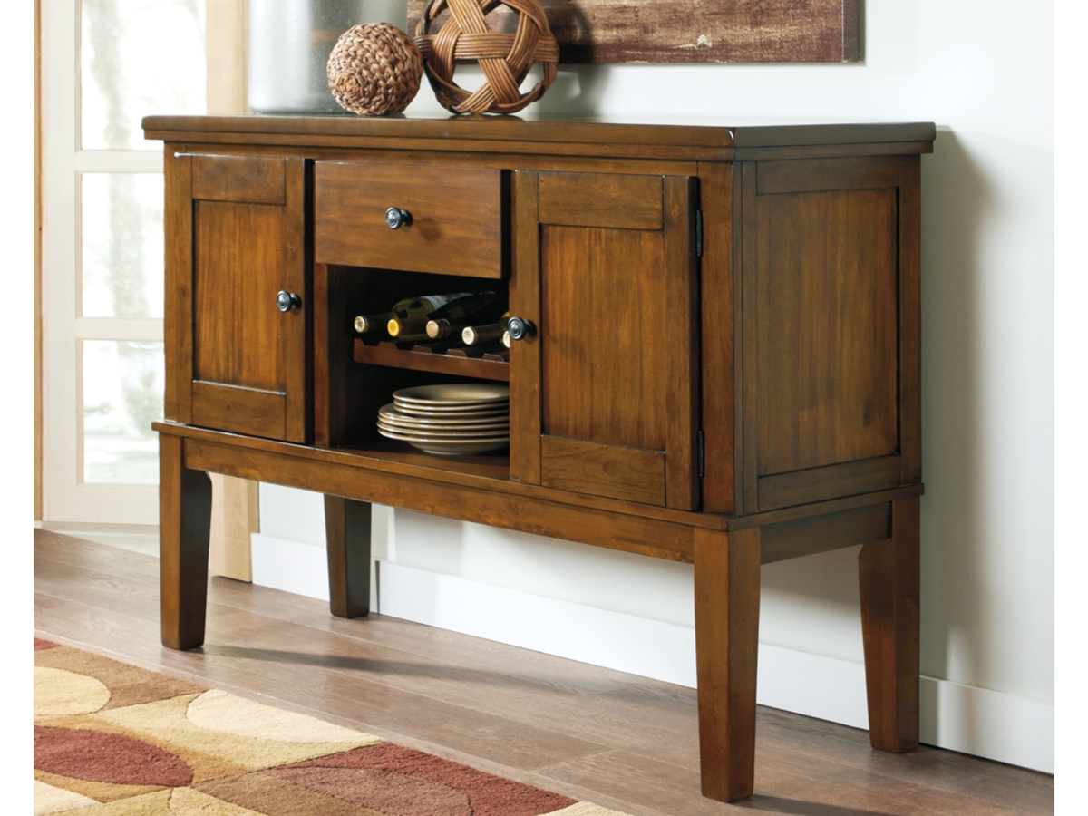 Ralene Dining Server - Medium Brown - (D594-60)