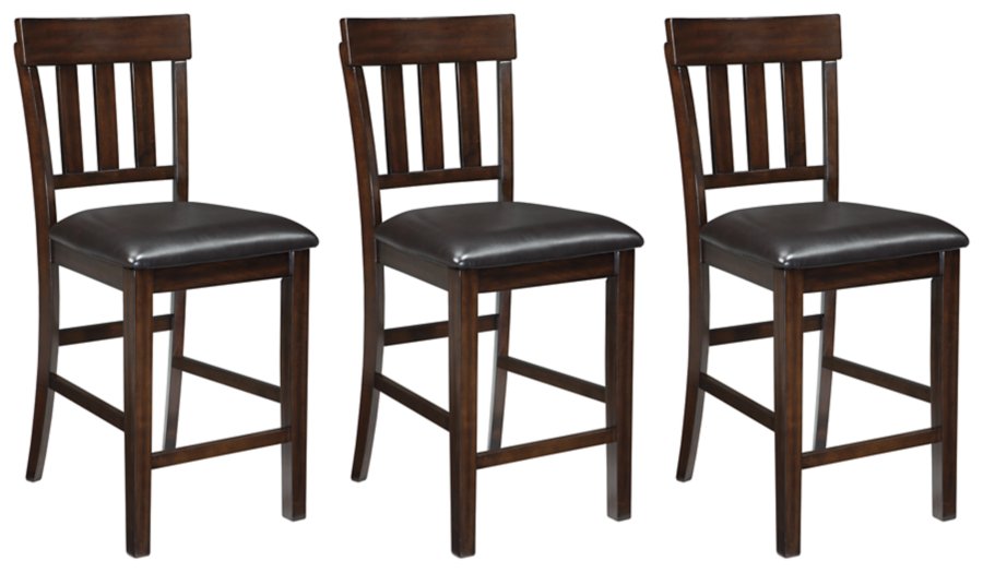 Mesa de comedor a la altura de la encimera Haddigan con 4 taburetes - image 6