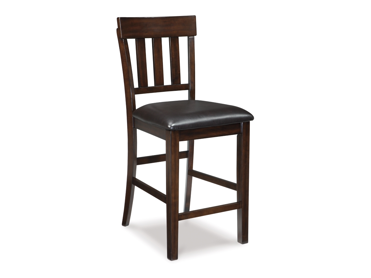 Haddigan Counter Height Stool - Dark Brown - (D596-124)