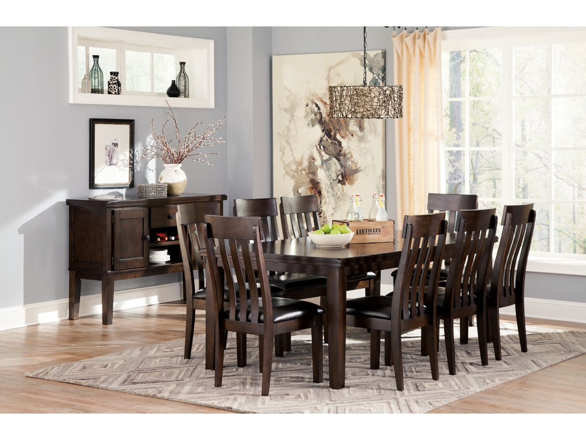 Haddigan Dining Table and 8 Chairs with Storage | Ashley