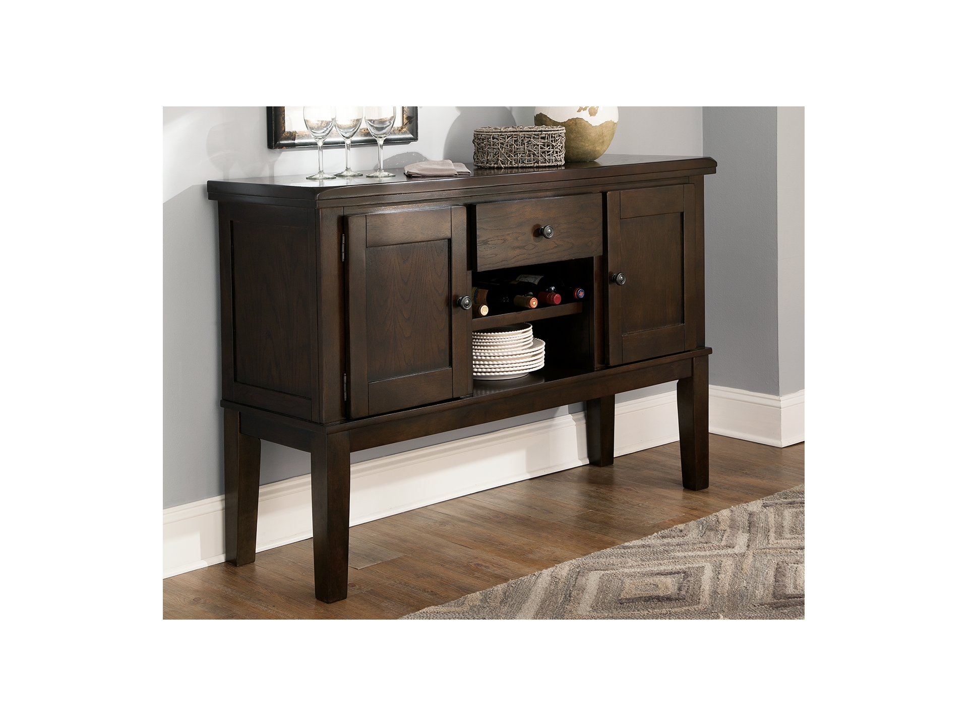 Image 1 of Hallanden Dining Server 3 colors 