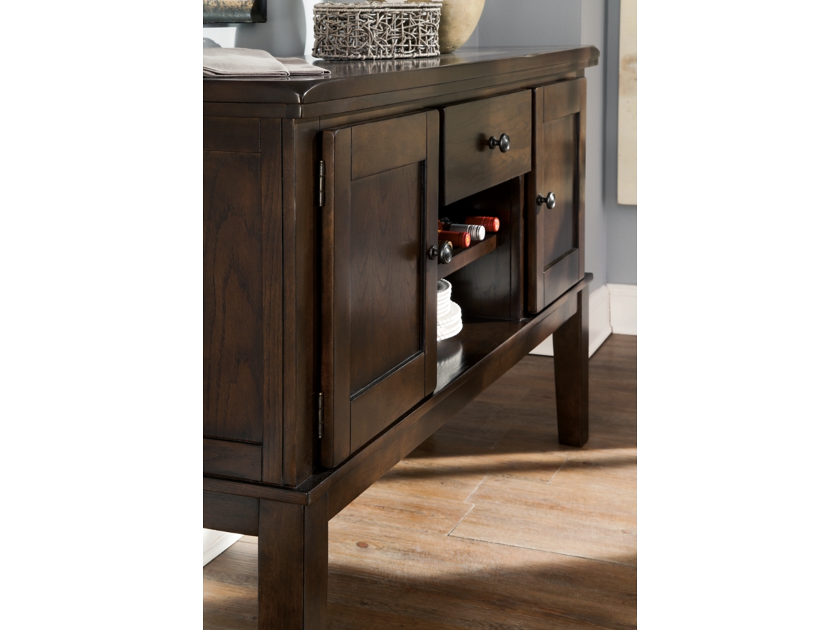 Haddigan Dining Server - Dark Brown - (D596-60)