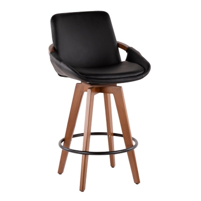 Damato Counter Stool, Yellow/Black, large