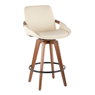 Cosmo Counter Stool, Yellow/Beige/Black, large