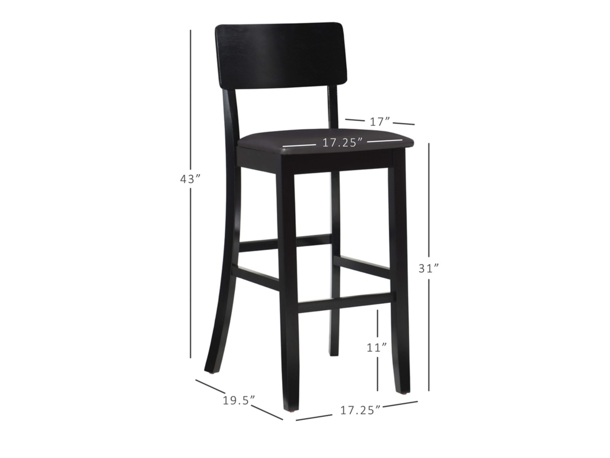 Emilion Torino Bar Height Bar Stool