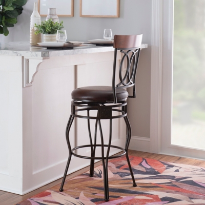 D600000261 Fortunato Bar Stool, Brown sku D600000261