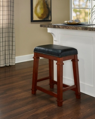 Kennedy Backless Counter Stool, Dark Cherry, large