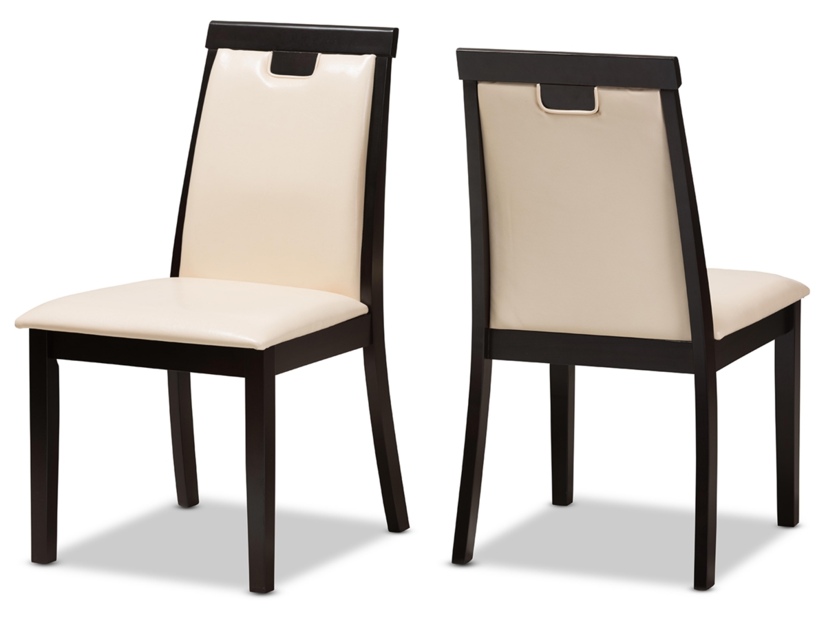 Baxton Studio Dining Chairs Set of 2 Ashley