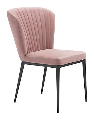 Erika Home Broxburn Dining Chair Set, Pink, large