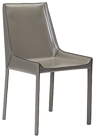Luna Dining Chair (set Of 2), Gray, rollover