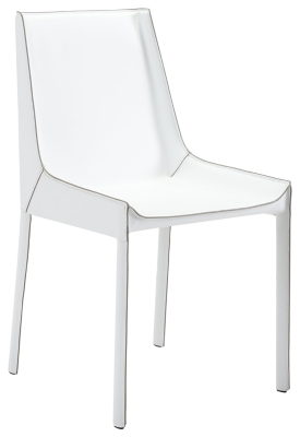 Luna Dining Chair (set Of 2), White, large