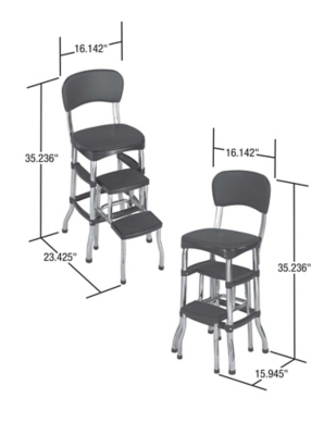 Retro stool with discount steps