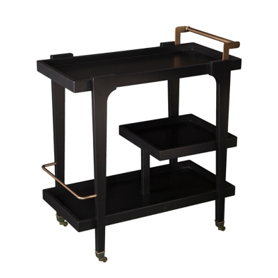 SEI Mid-Century Modern Bar Cart - Thumbnail 5