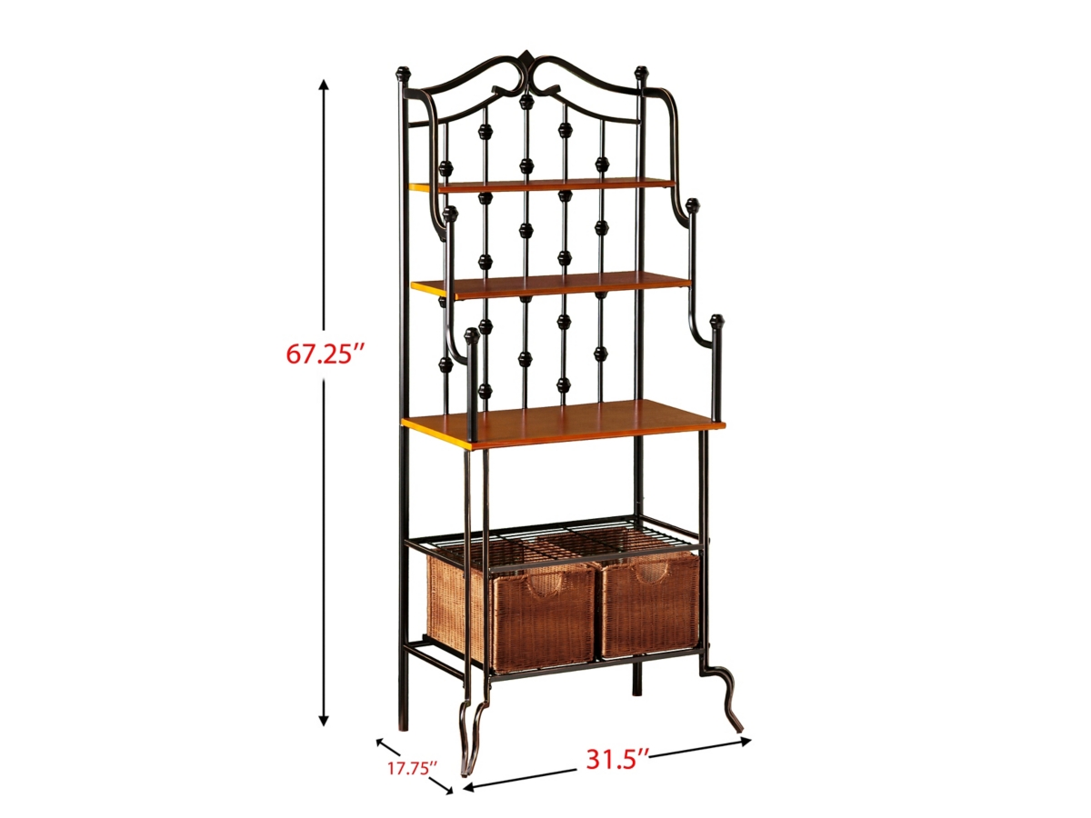 Southern Enterprises Furniture Bakers Rack Ashley