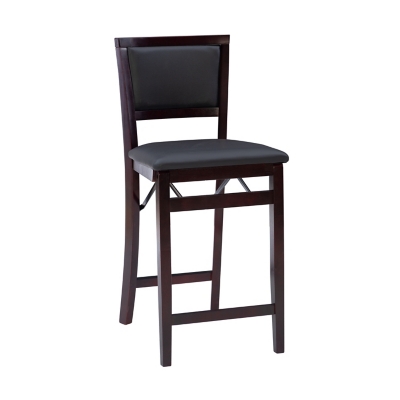 Linon Marley Pad Back Folding Counter Stool, , large
