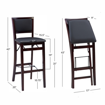 Marley Folding Bar Stool Ashley