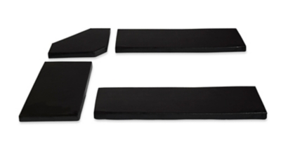 Linon Hanah Nook Cushion Set *Nook NOT included*, Brown, large