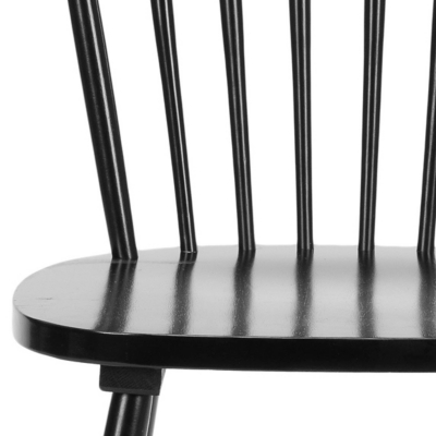 Safavieh black spindle discount chairs