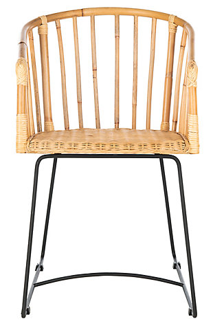 Curvo Rattan Barrel Dining Chair, , large