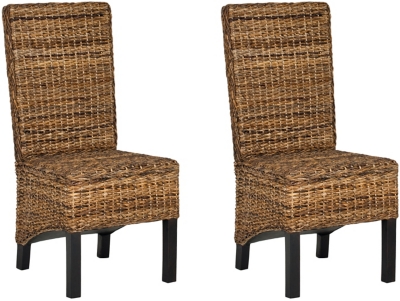 D600001039 Safavieh Stout Side Chairs (Set of 2), Natural sku D600001039