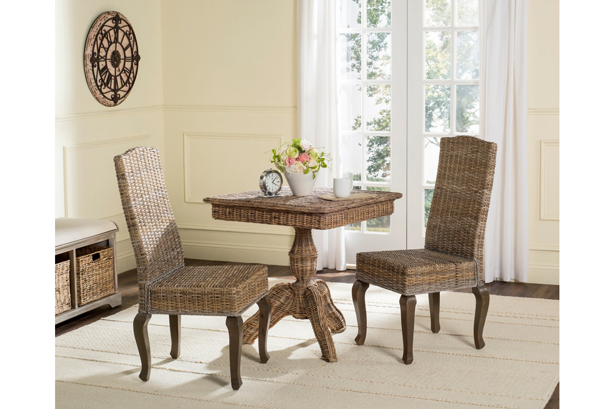 Tintori 18 Wicker Dining Chair Set Of 2 Ashley Furniture HomeStore