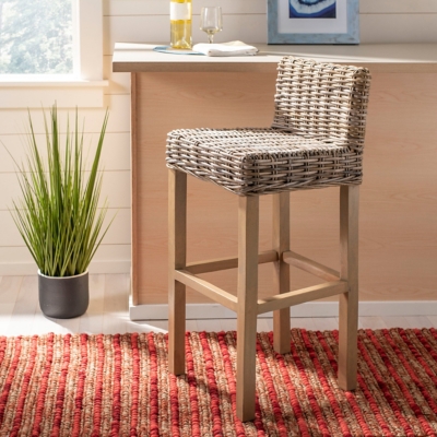 Counter height best sale bar stools wicker