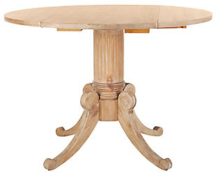 Clarity Drop Leaf Dining Table, Rustic Natural, large