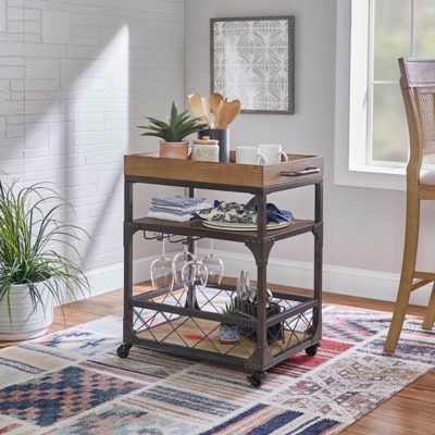 bar cart ashley furniture