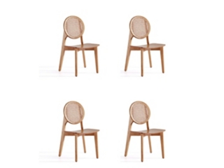 Versailles Round Dining Chairs (Set of 4)