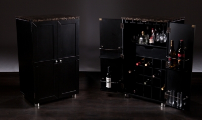 Amherst deals bar cabinet