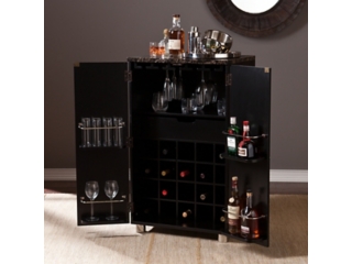 Southern enterprises deals corner bar cabinet