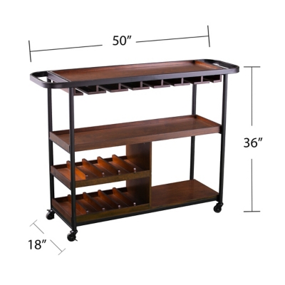 Holmgren Rolling Wine Cart - Thumbnail 4