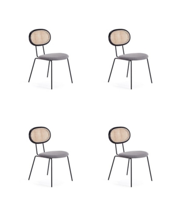 Manhattan Comfort Jardin Upholstered Dining Chair (Set of 4), , grid