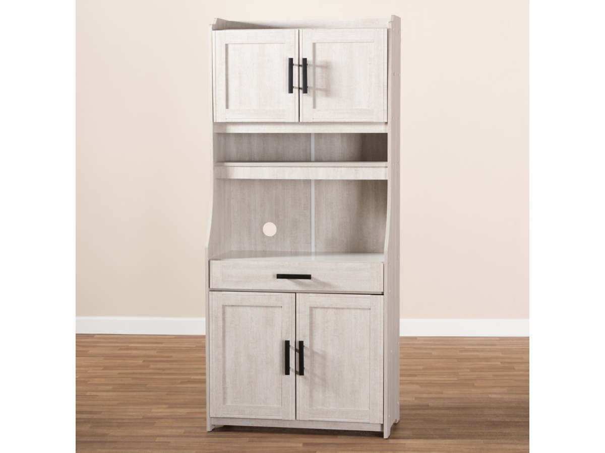 Baxton Studio Portia Kitchen Storage Cabinet Ashley