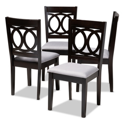 Baxton Studio Lenoir Dining Chairs (Set of 4) - Thumbnail 2