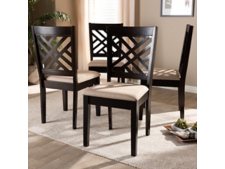 Baxton Studio Caron Dining Chairs (Set of 4)