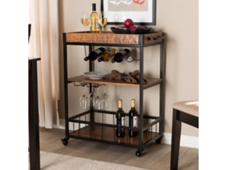 Baxton Studio Cerne Bar Cart