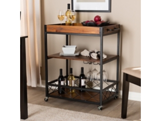 Baxton Studio Capri Bar Cart