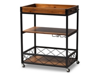 Baxton Studio Capri Bar Cart